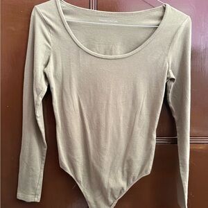 Abercrombie & Fitch Olive Bodysuit